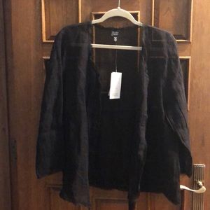 NWT Eileen Fisher Linen Gauze jacket size L
